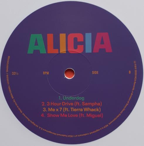 Alicia Keys Alicia - White Vinyl - Sealed 2-LP vinyl record set (Double LP Album) UK AKY2LAL791938