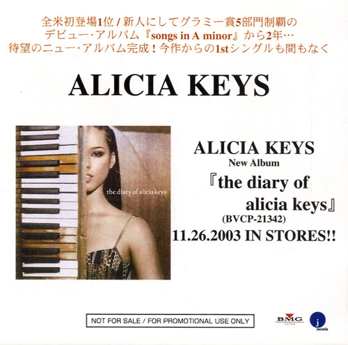 Alicia Keys Fallin' CD-R acetate Japanese AKYCRFA582413