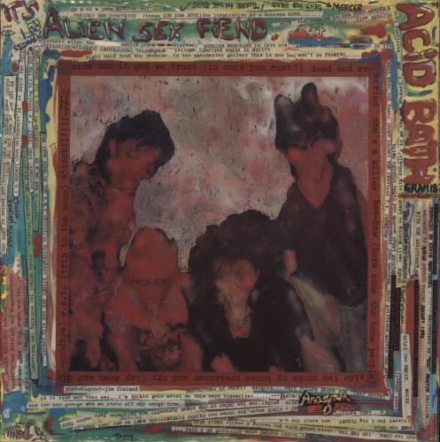 Alien Sex Fiend Acid Bath - VG + Press Release vinyl LP album (LP record) UK ASFLPAC862532