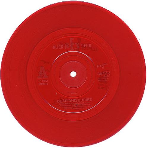 Alien Sex Fiend Dead And Buried 7" vinyl single (7 inch record / 45) UK ASF07DE378576