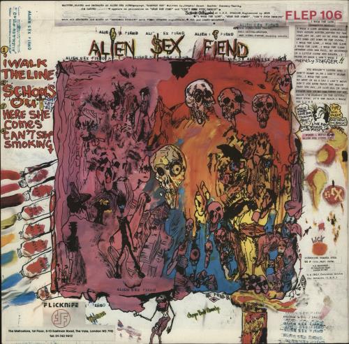 Alien Sex Fiend I Walk The Line 12" vinyl single (12 inch record / Maxi-single) UK ASF12IW392992