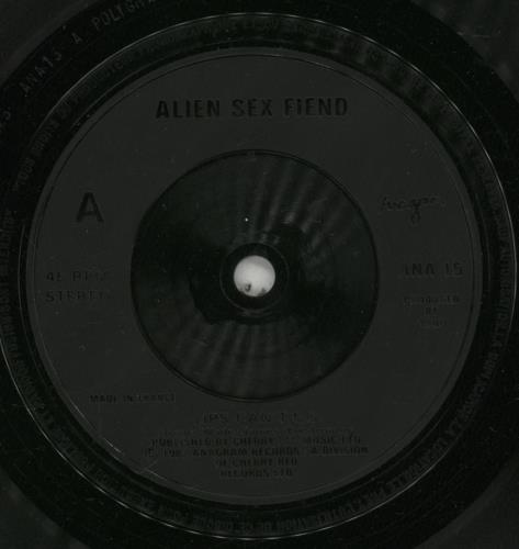 Alien Sex Fiend Lips Can't Go 7" vinyl single (7 inch record / 45) French ASF07LI378353