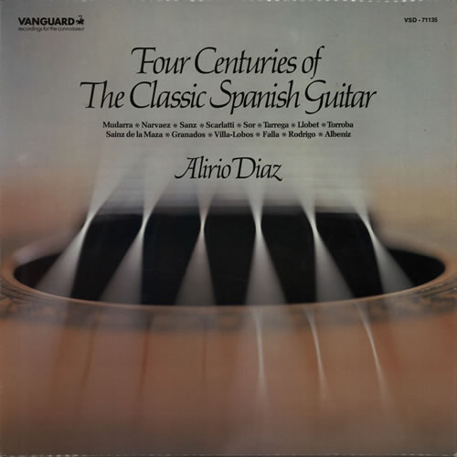 Alirio Daz Four Centuries Of Music For The Classic Spanish Guitar vinyl LP album (LP record) UK H8ILPFO642690