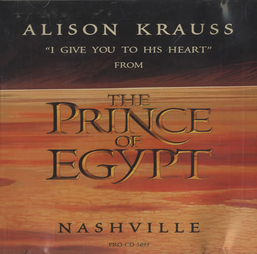 Alison Krauss I Give To You His Heart CD single (CD5 / 5") US AKRC5IG520379