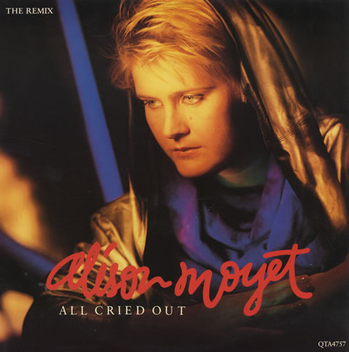 Alison Moyet All Cried Out 12" vinyl single (12 inch record / Maxi-single) UK MOY12AL42882