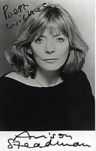 Alison Steadman Autographed Publicity Photograph photograph UK AS1PHAU283134
