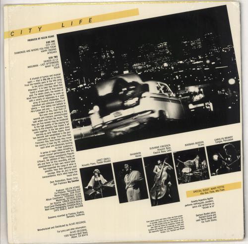 Alive! City Life vinyl LP album (LP record) US 0ZLLPCI738403