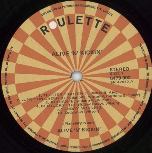 Alive 'N Kickin' Alive 'N Kickin' vinyl LP album (LP record) Australian 97JLPAL881472