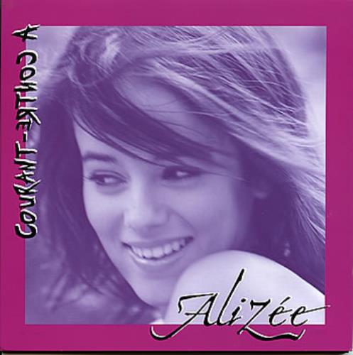 Alizee A Contre-Courant - 8" x 8" promo pack CD single (CD5 / 5") French LZEC5AC261686