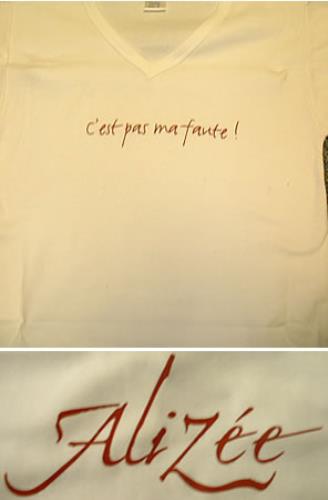 Alizee C'est Pas Ma Faute! - T-SHIRT t-shirt French LZETSCE278081