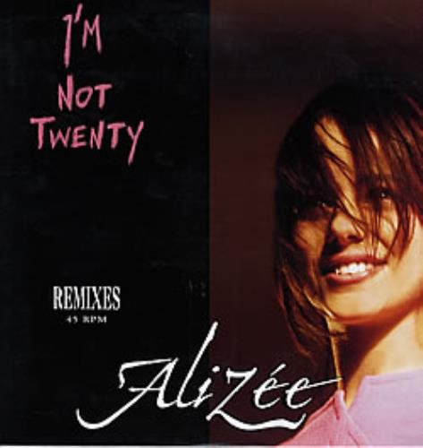 Alizee I'm Not Twenty 12" vinyl single (12 inch record / Maxi-single) Canadian LZE12IM283366