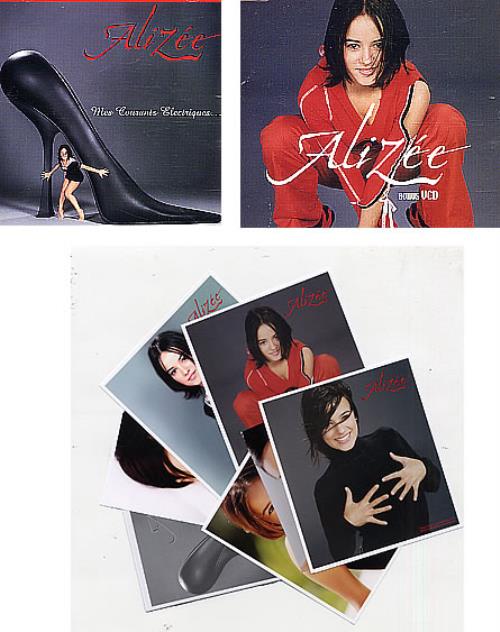 Alizee Mes Courants Electriques... + Mousemat & Stickers 2 CD album set (Double CD) Korean LZE2CME258959