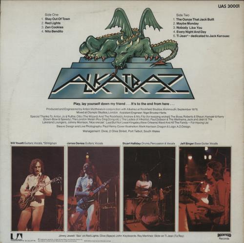 Alkatraz Doing A Moonlight vinyl LP album (LP record) UK A4KLPDO547611