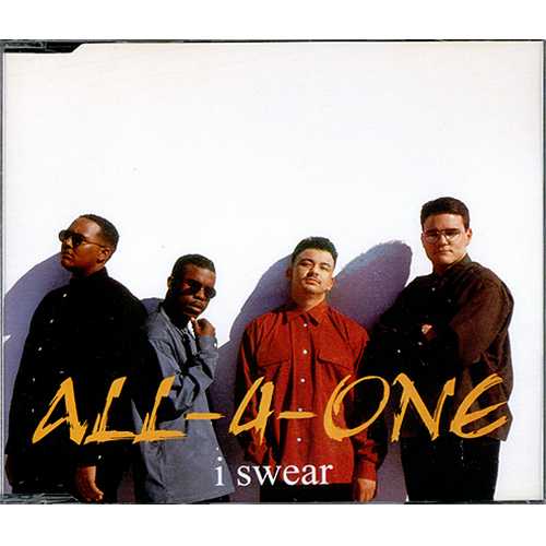 All-4-One I Swear CD single (CD5 / 5") UK A4OC5IS410433