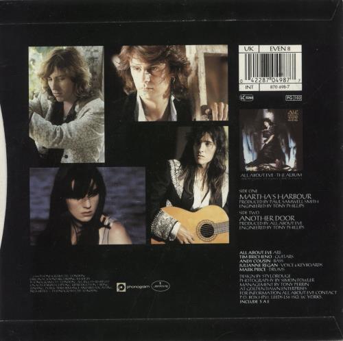 All About Eve Marthas Harbour 7" vinyl single (7 inch record / 45) UK AAE07MA105453