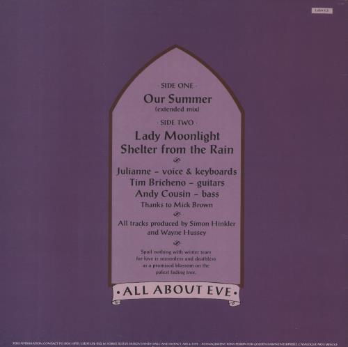 All About Eve Our Summer 12" vinyl single (12 inch record / Maxi-single) UK AAE12OU03896