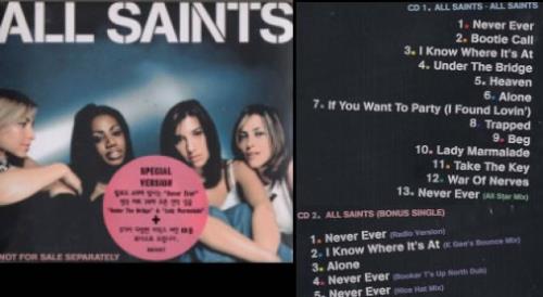 All Saints All Saints 2 CD album set (Double CD) Korean ASA2CAL153178