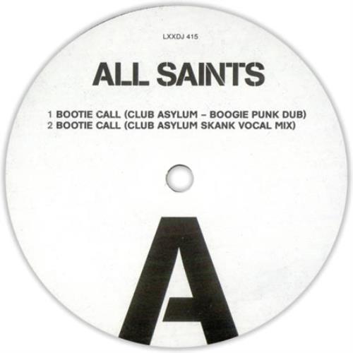 All Saints Bootie Call - Promo 12" vinyl single (12 inch record / Maxi-single) UK ASA12BO122222