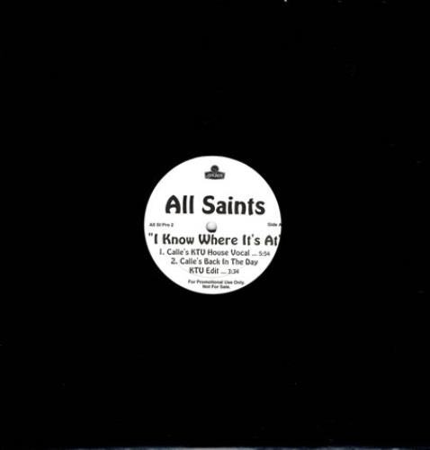 All Saints I Know Where It's At 12" vinyl single (12 inch record / Maxi-single) US ASA12IK141760