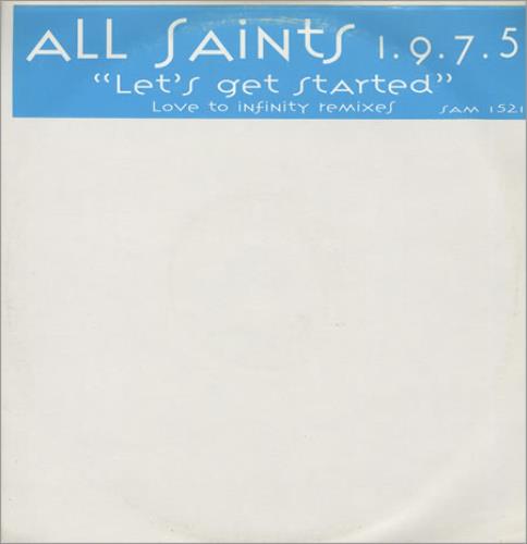 All Saints Let's Get Started - Double Pack 12" vinyl single (12 inch record / Maxi-single) UK ASA12LE112454