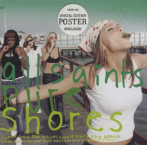 All Saints Pure Shores + poster CD single (CD5 / 5") UK ASAC5PU279640
