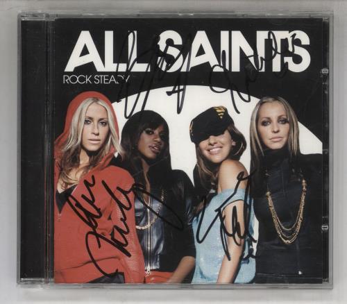 All Saints Rock Steady - Fully Autographed CD single (CD5 / 5") UK ASAC5RO736051