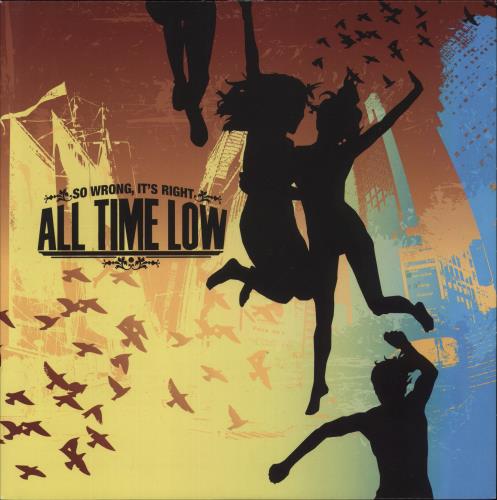 All Time Low So Wrong, It's Right - Orange W/ White Splatter Vinyl vinyl LP album (LP record) US G8LLPSO873226