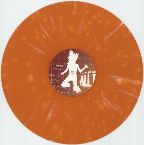 All Time Low So Wrong, It's Right - Orange W/ White Splatter Vinyl vinyl LP album (LP record) US G8LLPSO873226