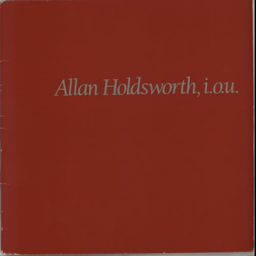 Allan Holdsworth I.O.U. vinyl LP album (LP record) US AHOLPIO606985