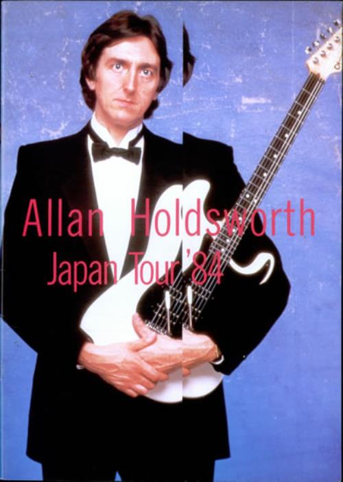 Allan Holdsworth Japan Tour '84 tour programme Japanese AHOTRJA515515
