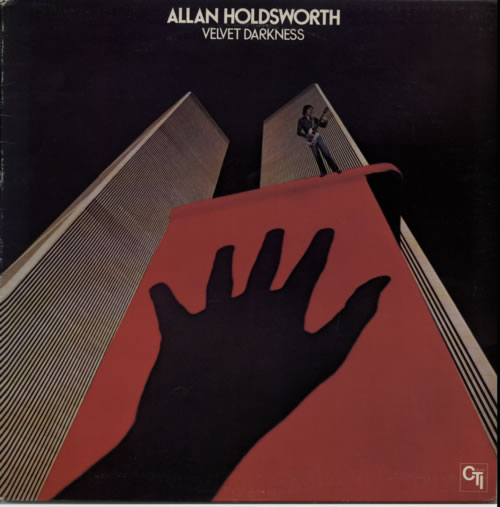 Allan Holdsworth Velvet Darkness vinyl LP album (LP record) US AHOLPVE606227