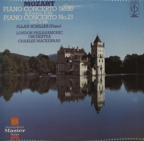 Allan Schiller Mozart: Piano Concertos Nos. 20 & 23 vinyl LP album (LP record) UK 2NLLPMO753535