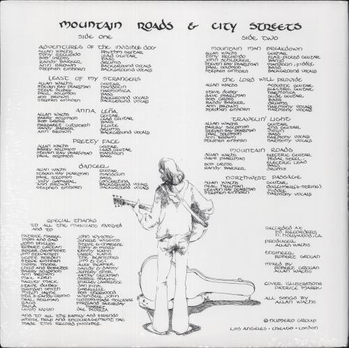 Allan Wachs Mountain Roads & City Streets - Clear Vinyl - Sealed vinyl LP album (LP record) US 758LPMO864515