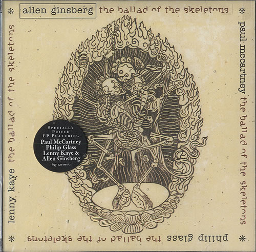Allen Ginsberg The Ballard Of The Skeletons CD single (CD5 / 5") US ALGC5TH250804