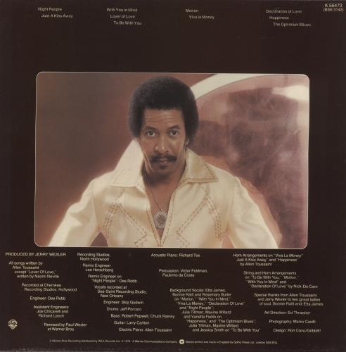 Allen Toussaint Motion vinyl LP album (LP record) UK AT5LPMO752322
