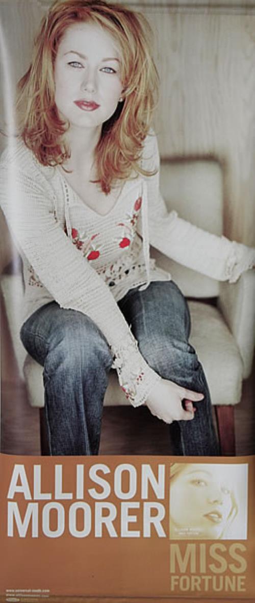 Allison Moorer Miss Fortune - Autographed display US RRLDIMI475238