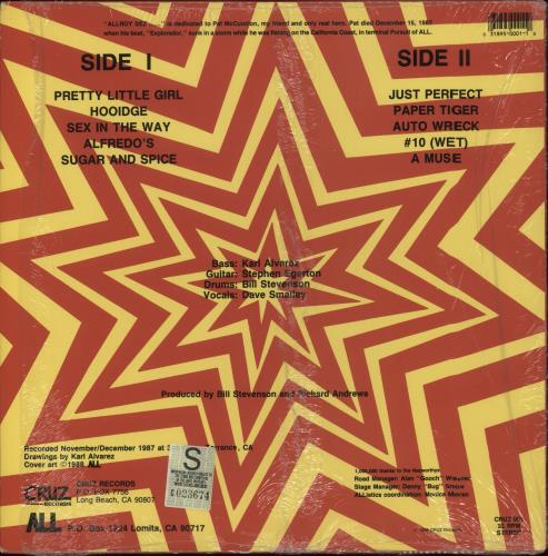 All Allroy Sez ..... vinyl LP album (LP record) US AX9LPAL864041