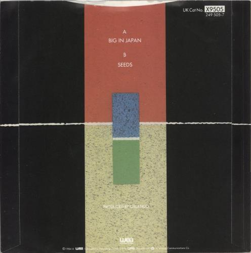 Alphaville Big In Japan 7" vinyl single (7 inch record / 45) UK ALP07BI114847