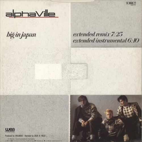 Alphaville Big In Japan 12" vinyl single (12 inch record / Maxi-single) UK ALP12BI45505