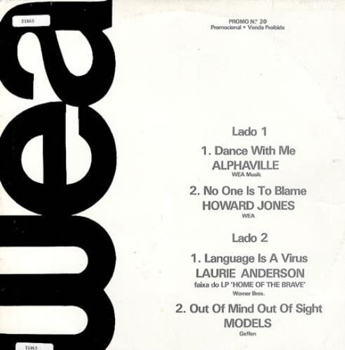 Alphaville Dance With Me 12" vinyl single (12 inch record / Maxi-single) Brazilian ALP12DA239197