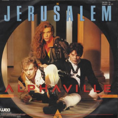 Alphaville Jerusalem 7" vinyl single (7 inch record / 45) German ALP07JE155947