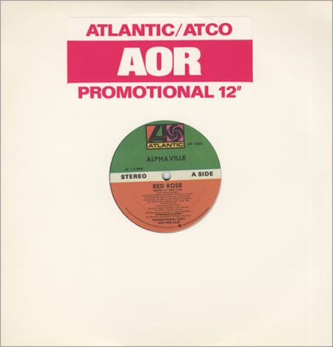 Alphaville Red Rose 12" vinyl single (12 inch record / Maxi-single) US ALP12RE17959