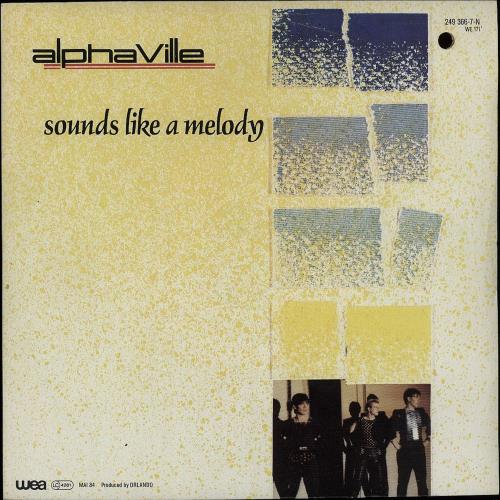 Alphaville Sounds Like A Melody 7" vinyl single (7 inch record / 45) French ALP07SO643843