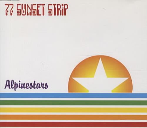 Alpinestars 77 Sunset Strip CD single (CD5 / 5") UK APTC5SU179506