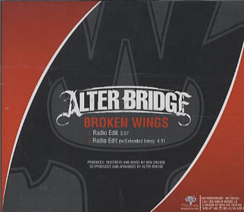 Alter Bridge Broken Wings CD single (CD5 / 5") US ATGC5BR334044