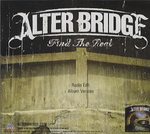 Alter Bridge Find The Real CD single (CD5 / 5") US ATGC5FI326048
