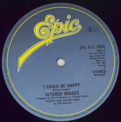 Altered Images I Could Be Happy 12" vinyl single (12 inch record / Maxi-single) UK ALT12IC45936