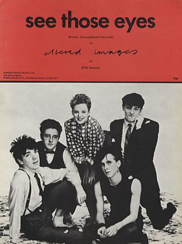 Altered Images See Those Eyes sheet music UK ALTSMSE325703