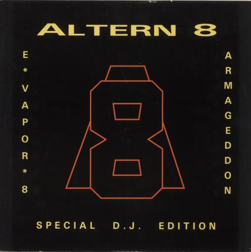 Altern 8 E-Vapor-8 - Special DJ Edition vinyl LP album (LP record) UK A-8LPEV719700
