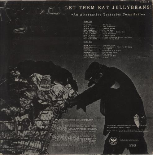 Alternative Tentacles Let Them Eat Jellybeans - VG vinyl LP album (LP record) US A8-LPLE860142